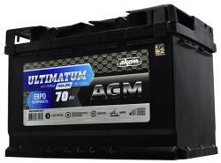 Akumulator Ultimatum 70AH D+ AGM START-STOP