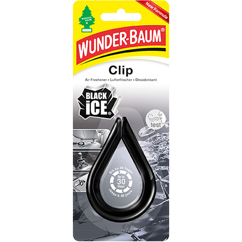 Miris za auto - Wunder Baum - Clip Black Ice