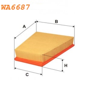 Filteri vazduha WA 6687