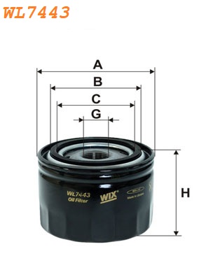 Filter ulja WL7443