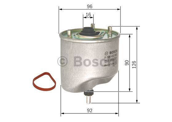 Filter goriva F026402862