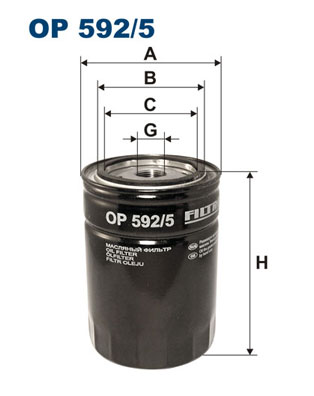 Filter ulja OP592/5
