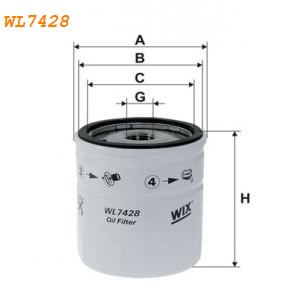Filter ulja WL7428